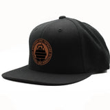 Snapback Strassen und Tiefbauer Leder